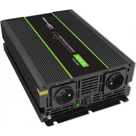QOLTEC MONOLITH SPANNUNGSWANDLER 2000W 4000W 12V AUF 230V REINER SINUS (1/3)