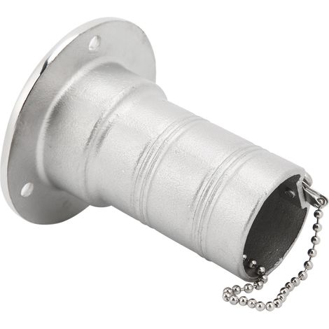 Entonnoir de pont en acier inoxydable pour remplissage d'eau et d'huile, couvercle de réservoir de carburant pour bateau, pièce de 38 mm (1/5)
