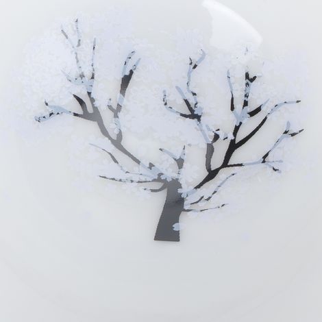 Farbwechselnde Keramik-Teetasse (1 Stück, 9 cm Durchmesser): Blühender Kirschblüteneffekt – blau im kalten Zustand und rosa im warmen. (1/5)