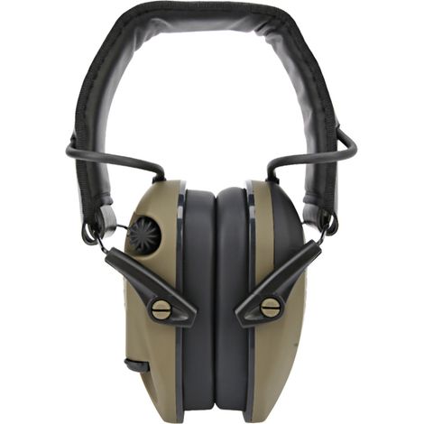 Faltbarer geräuschunterdrückender Kopfhörer, schalldichter Gehörschutz für Arbeit und Jagd (militärgrün) (1/5)