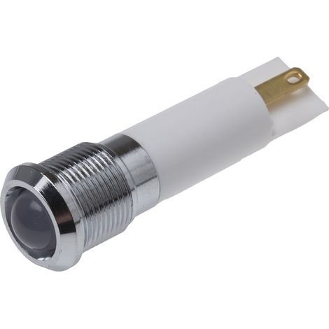 Voyant LED lumineux Blanc RS PRO, dia. 12mm, IP67 ( Prix pour 1 )