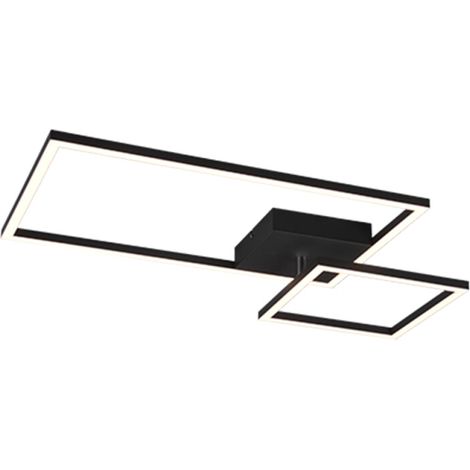 PLAFONIERA LED PADELLA C/SNODO 25W 4000K NERO