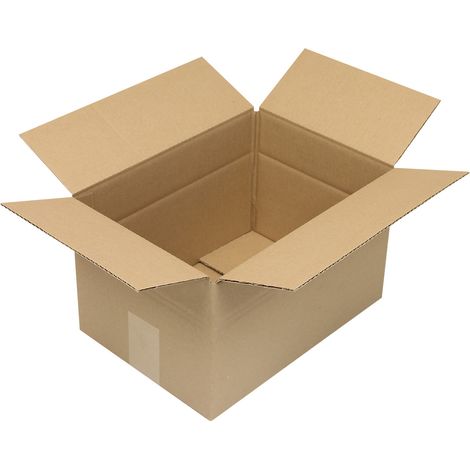 Faltkarton 1-wellig Höhenrillung Maße 330x235x175mm C4 Qualität 1.20 B braun braun (1/2)