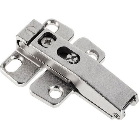 Charnière intermédiaire freefold – Décor nickelé – Système anti pince doigt – Réglage 3D – Pour panneaux largeur ≥ 900 mm – Kesseböhmer