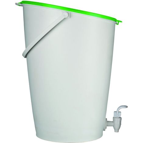 GARANTIA Urban Komposter 15 Liter grün, inkl. Deckel und Kompostspray