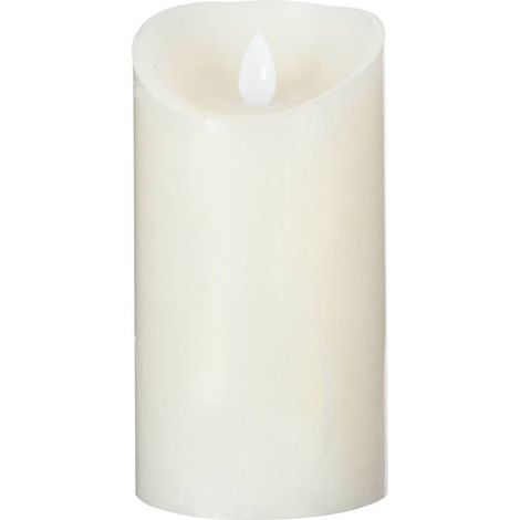 Candela LED rotonda H.20cm bianco caldo - Atmosphera créateur d'intérieur (1/3)