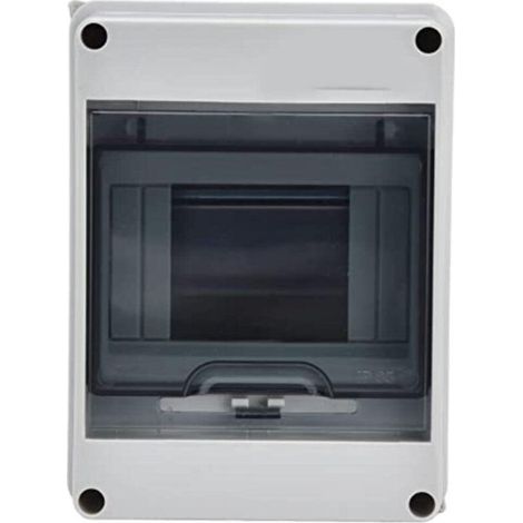 Coffret électrique étanche extérieur IP65 – 5 modules – ABS ignifuge et résistant aux chocs – Boîtier de protection pour circuits électriques (1/5)