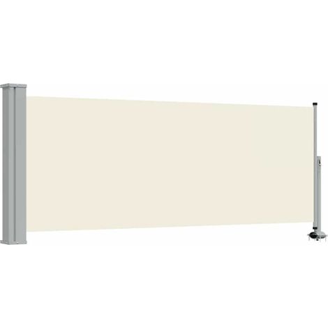 Maison Exclusive - Ausziehbare Seitenmarkise 100 x 300 cm Creme
