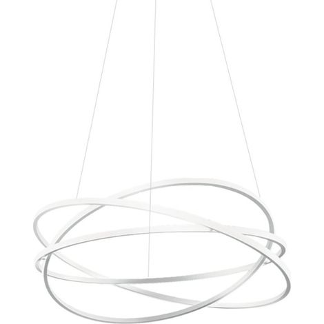 Lustre moderne gea luce atia sp b led suspension en aluminium et silicone