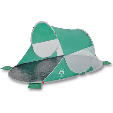 Tienda de playa pop-up impermeable verde agua vidaXL (1/5)