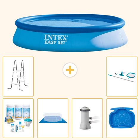 Intex Piscine Easy Set Ronde - 396x84 cm - 7-pièces  S20901 (1/5)