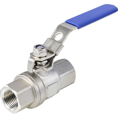 TRU COMPONENTS TC-2PC-DN15-316 TC-12770348 Valvola a sfera standard Filettatura interna: G1/2 64 bar (max) 1 pz.