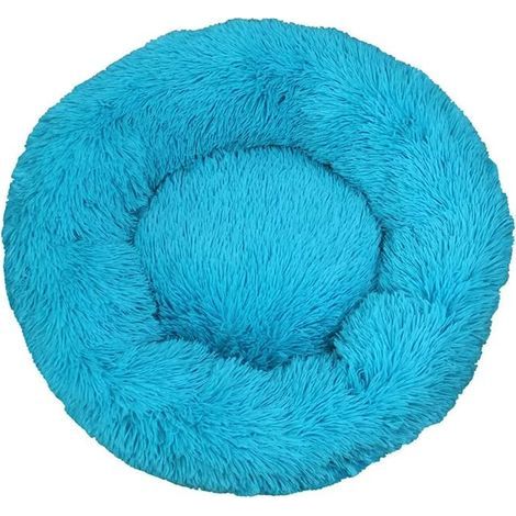 Lit pour Chat, Coussin Moelleux, Doux Lavable pour Chats Chiens (Bleu, 60 cm), Ensoleillé (1/5)