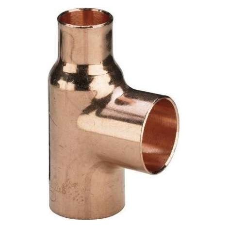 T-Stück mit Lötanschluss Löt 95130 in 28x22x15mm Kupfer 112943