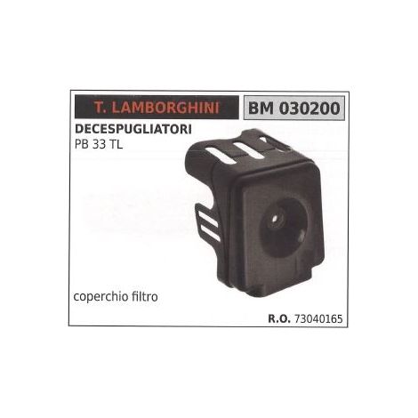 Coperchio filtro aria T.LAMBORGHINI per decespugliatore PB 33 TL 030200