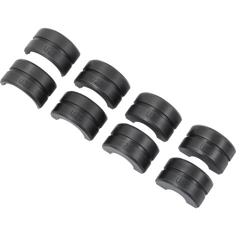 HAUTOUR U16/20/25/32 mm Mâchoires de sertissage pour tuyaux, mâchoires à sertir 42 x 25 mm, outil de pressage pour pinces à sertir manuelles et mâchoires de changement de tuyaux composites (1/5)