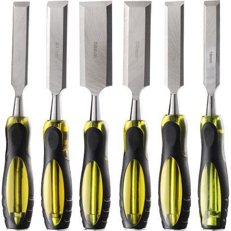Ciseau à bois 32 mm – Lame en EN31 – Poignée bi-matière avec revêtement en uréthane – Conception indémanchable et incassable (1/5)