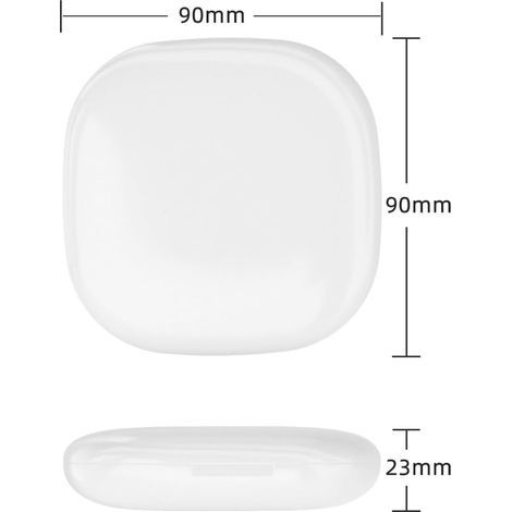 Kompakter, wiederaufladbarer und beleuchteter Reisespiegel mit 10-facher Vergrößerung, LED-Licht, ultraheller 10-facher Vergrößerung, 3 Beleuchtungsmodi und einstellbarer Helligkeit USB-C-Touchscreen- (1/5)