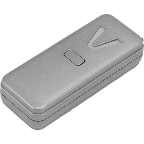 Purificateur d'air portable multifonction rechargeable, mini générateur d'ions négatifs pour intérieur et extérieur, en métal argenté (1/5)