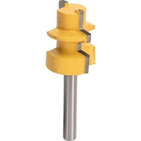 Holzfräser aus Wolframstahllegierung, 6,35 mm (1/4 Zoll) Schaft, für Holzbearbeitungsprojekte. (1/5)