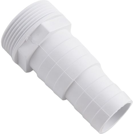 Buse de tuyau de piscine avec filetage externe de 3,8 cm pour tubes de 32 mm et 38 mm – Raccord de jet ABS pour piscines hors sol (1/5)