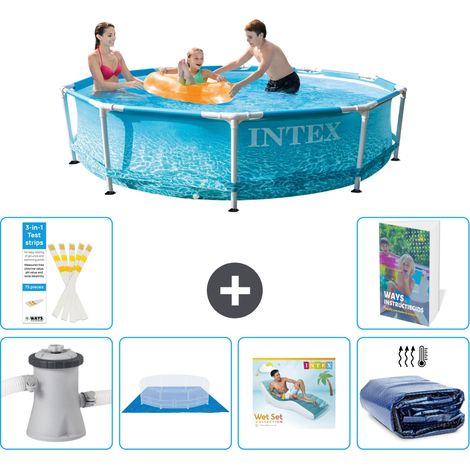 Frame Pool Rund - 305x76 cm - 7-teilig S345