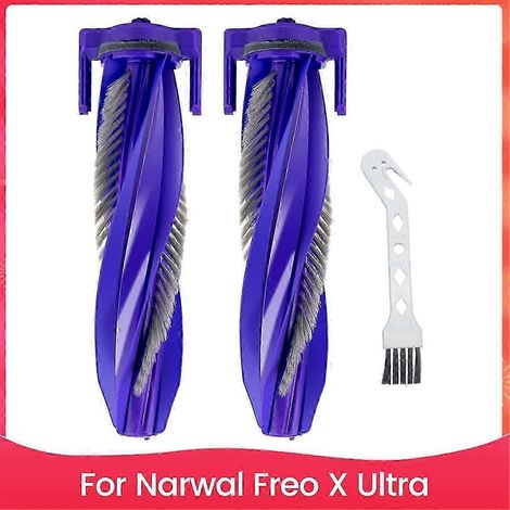 Rouleaux de brosse de rechange pour aspirateur robot et laveur de sols Narwal Freo X Ultra, pièces de rechange (1/5)