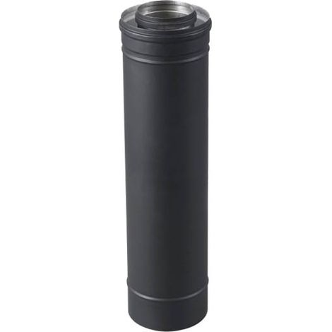 TEN – Conduit de fumée inox/galva 50 cm Ø80-125 – Évacuation des produits de combustion – Installation conforme RT 2012