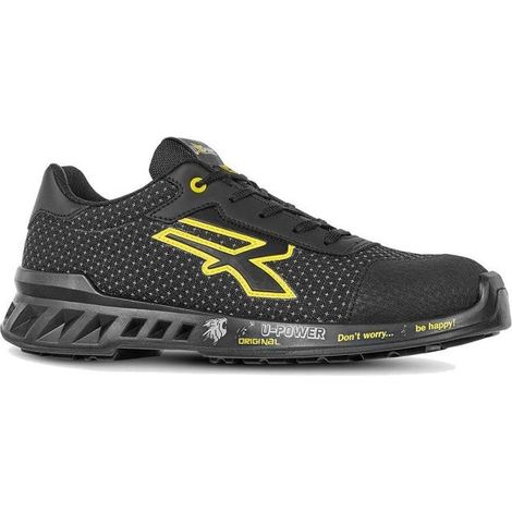 Scarpe Antinfortunistiche U Power Matt S3  Linea RedLeve Nero/Giallo 43 (1/5)