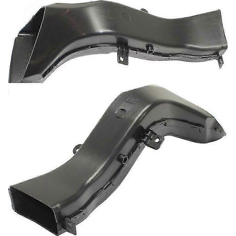 1 paire de supports de radiateur avant gauche et droit, conduits d'admission d'air en plastique noir 51748054229 51748054230 pour BMW Série 3 F30 F31 (1/5)