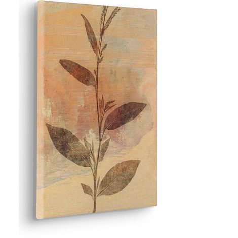 Komar Canvasbild Pressed Leaves - 40 x 30 cm - Bild auf Keilrahmen - klassischer Stil Naturmotiv (1/2)