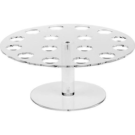 Support Pour Cornets De Glace - Support Acrylique Transparent 16 Emplacements - Pour Desserts Apéritifs Et Fruits - 1 Pièce (1/5)