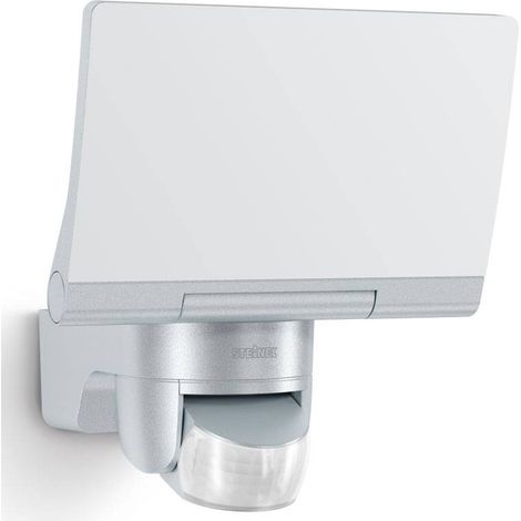 Steinel LED Strahler XLED Home 2 silber mit Bewegungsmelder
