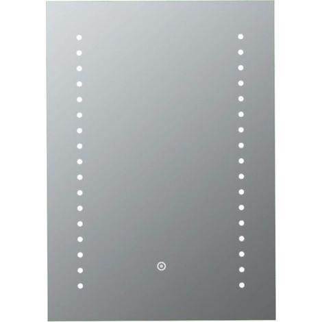 Signature Isabella Front-Lit LED Bathroom Mirror with Demister Pad 700mm H x 500mm W (1/3)