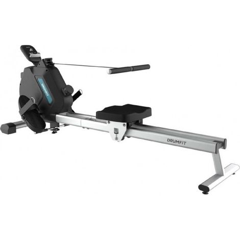 Cecotec Máquina de Remo Plegable DrumFit Rower 5500 Regatta. Sistema de Resistencia Magnética y Diferentes Niveles de Intensidad, Volante de Inercia de 5,5Kg, Display LCD, Reposapiés y Ruedas (1/4)