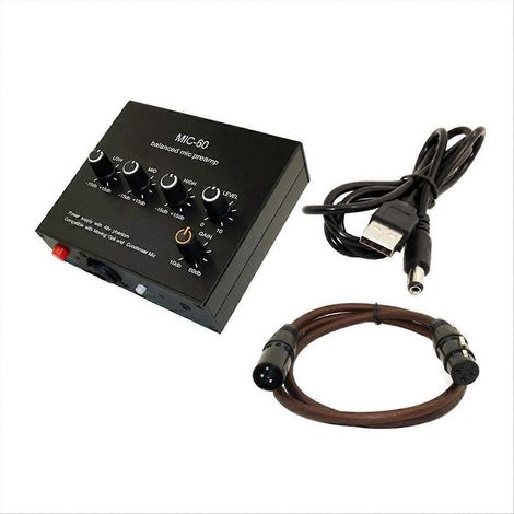 Balanced Dynamic Microphone Musique Audio Amplificateur avec Câble XLR (1/5)