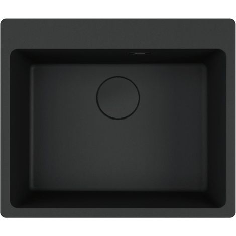 Franke Einbaubecken Maris MRG 610-54 A Fragranit Black Matt Collection, Handbedienung (1/3)