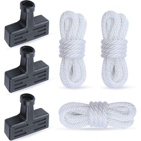 Recoil Starter Pull Handle and Rope Kit for Honda GX100 GX120 GX160 GX240 GX270 GX390 Engine Lawn Mower Brush Cutter (1/5)