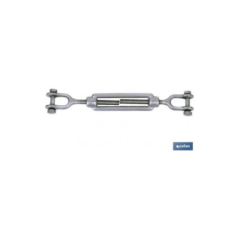 Pack de 10 unités tendeur fourche galvanisé DIN 1480 M-8