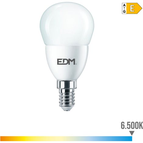 Ampoule LED Sphérique E14 – 7W – 806lm – 6500K – Lumière froide – Ø4,8x9,5cm (1/3)