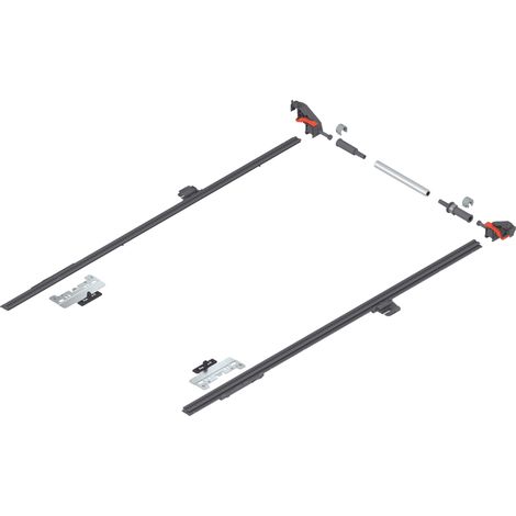 Blum MERIVOBOX Seitenstabilisierung, bis NL=650mm, bis KB=1400mm, zum Ablängen