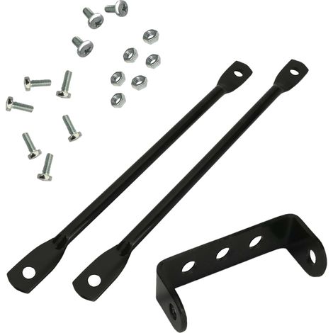Kit di montaggio per portabiciclette: aste + attacco manubrio + bulloni da 168 mm (1/2)