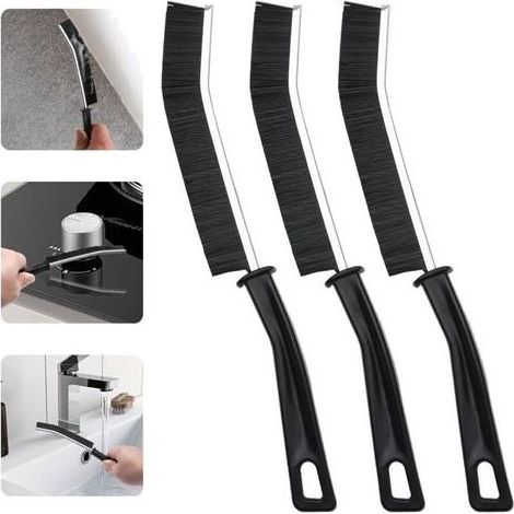 Lot de 3 Brosses de Nettoyage à Poils Durs – Brosse à Joints Carrelage, Idéal pour Salle de Bain, Cuisine, Toilettes, Évier, Douche et Sols (1/5)