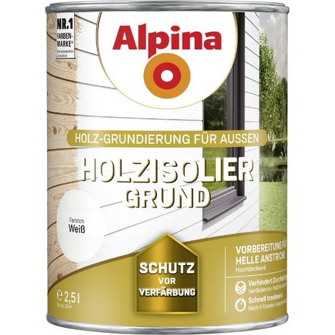 Alpina Holzisolier-Grund Holzpflege, Holzversiegler & Holzöl (1/2)