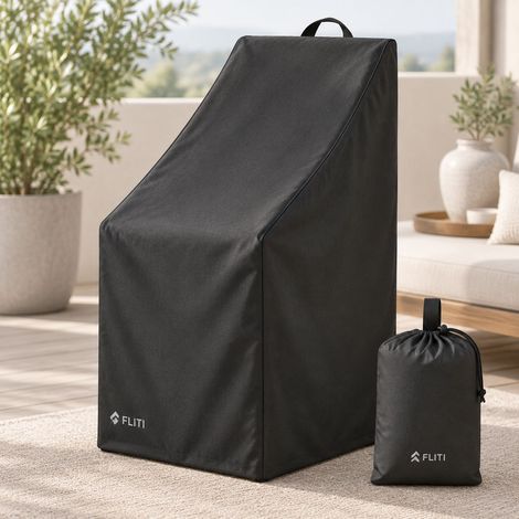 Housse de Chaise Empilable Jardin 210D Oxford Imperméable Anti-UV 656580/120cm Protection Meuble Extérieur Résistante (1/5)