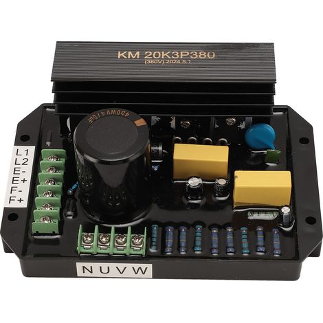 Régulateur de tension pour générateur à essence KM.20K3P.380V ABS Fer Aluminium Stabilisateur de tension AVR (1/5)