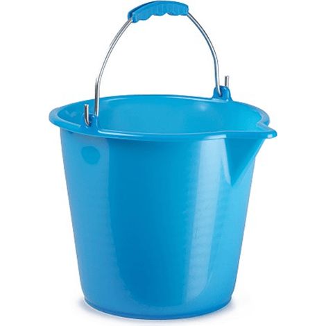 Cubo plastico 9 Litros Azul (1/4)