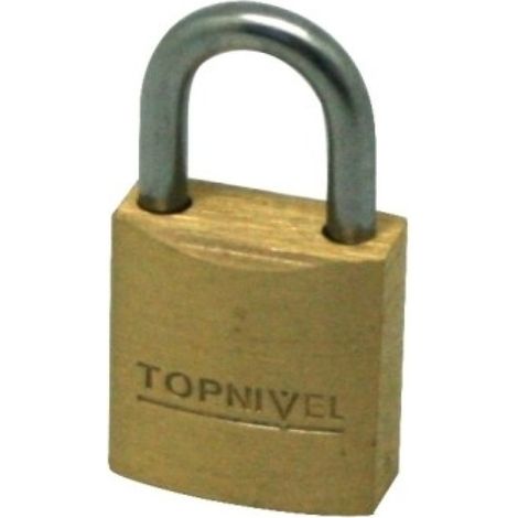 Candado Seguridad  20Mm Arco Corto Laton Nivel (1/3)
