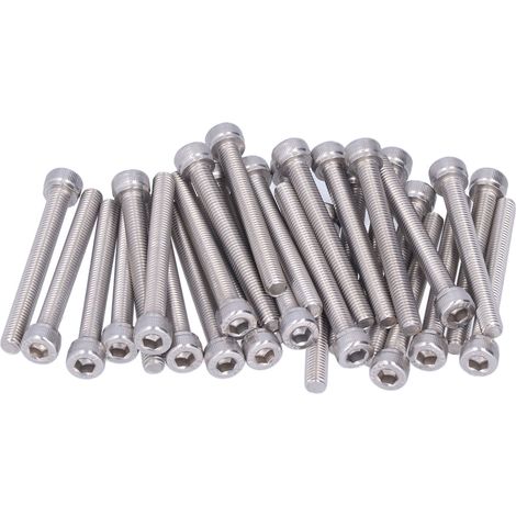 Kit de 30 vis à tête cylindrique hexagonale M5 en acier inoxydable A2 (M5 x 50). (1/5)