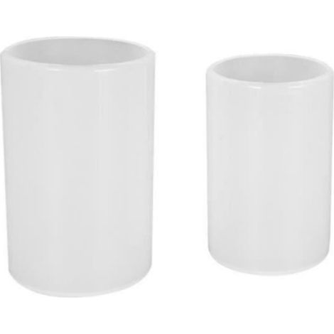 Moules à Bougies - Non spécifié - Cylindriques - Silicone - 2 Tailles - RéSine (1/4)
